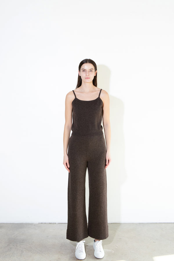 Pure Cashmere Nyc Straight Fit Pants_Brown