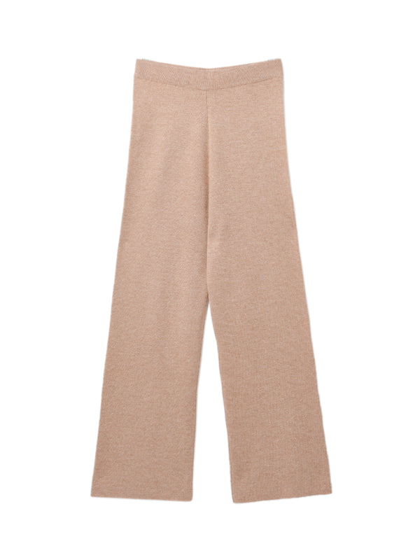 Pure Cashmere Nyc Straight Fit Pants_Camel