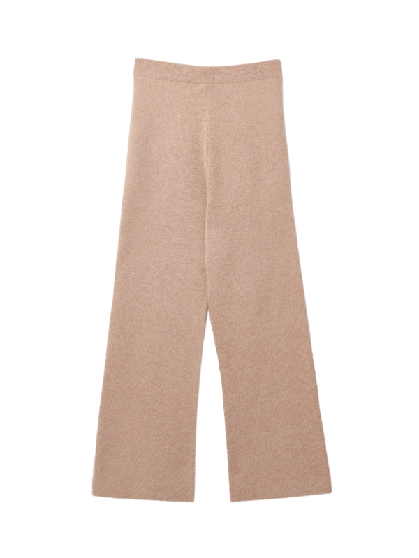 Pure Cashmere Nyc Straight Fit Pants_Camel