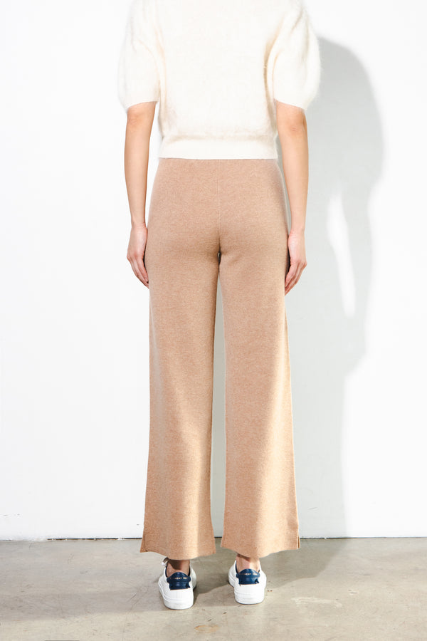 Pure Cashmere Nyc Straight Fit Pants_Camel