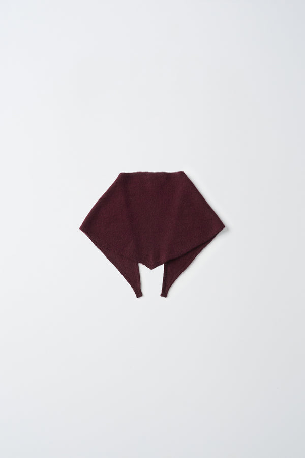 Pure Cashmere Nyc TRIANGLE SCARF_Burgundy