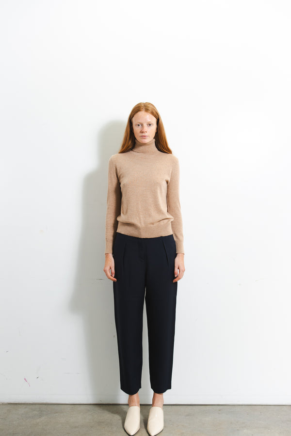 Pure Cashmere Nyc Turtleneck Sweater_Camel