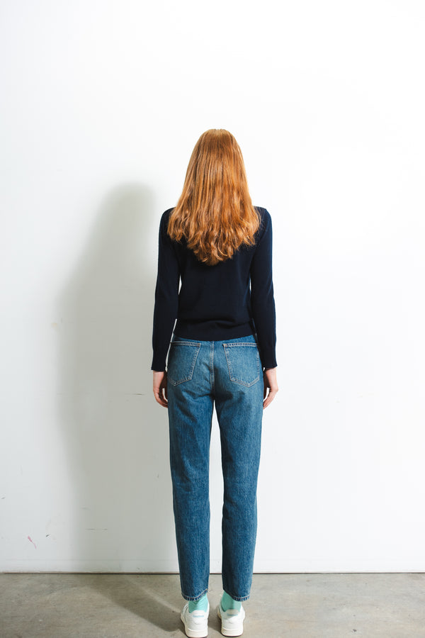 Pure Cashmere Nyc Turtleneck Sweater_Dark Navy
