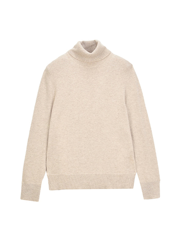 Pure Cashmere Nyc Turtleneck Sweater_Oatmeal