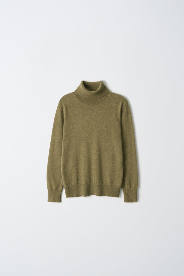 Pure Cashmere Nyc Turtleneck Sweater_Olive