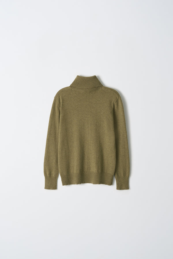 Pure Cashmere Nyc Turtleneck Sweater_Olive