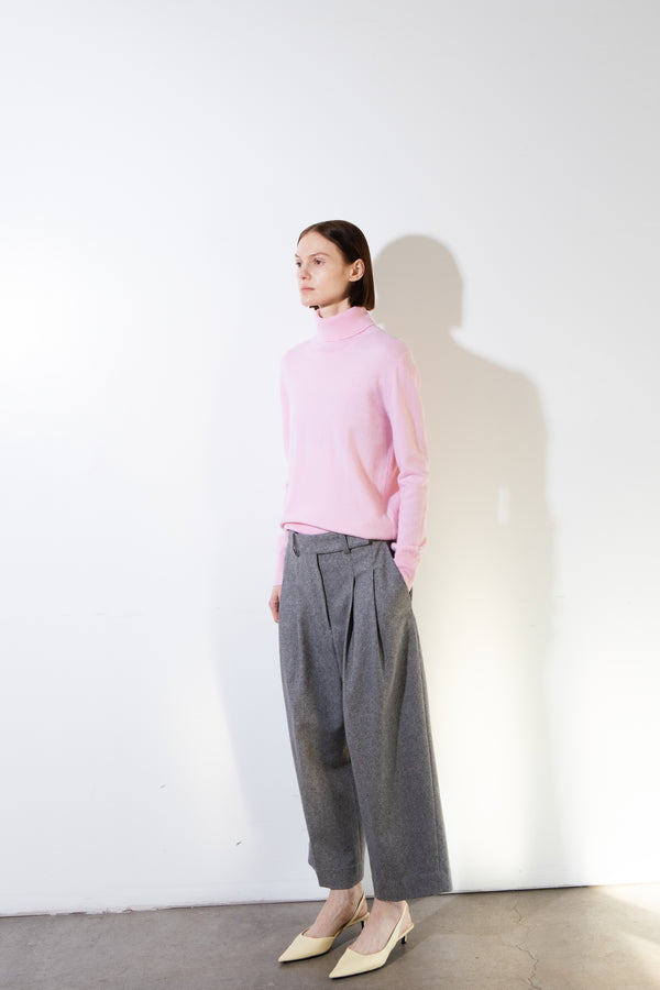 Pure Cashmere Nyc Turtleneck Sweater_Pink Blush