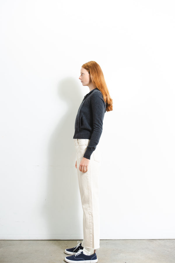 Pure Cashmere Nyc Zip-up Hoodie_Graphite