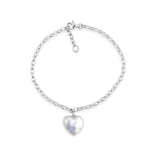 Pure Elements BLESSED HEART PEARL BRACELET