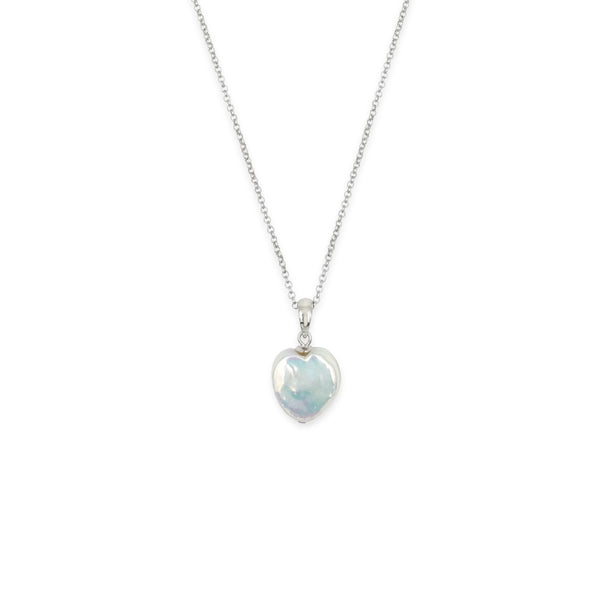 Pure Elements BLESSED HEART PEARL PENDANT