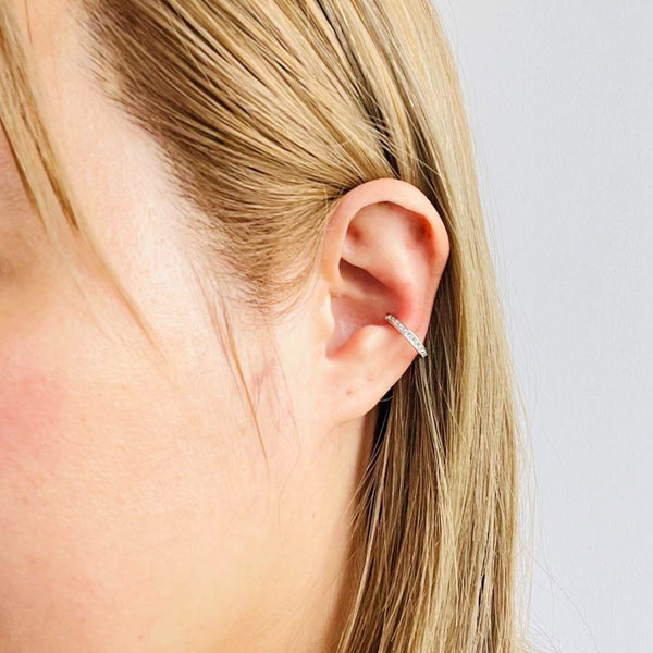 pure elements BRILLIANT EAR CUFF