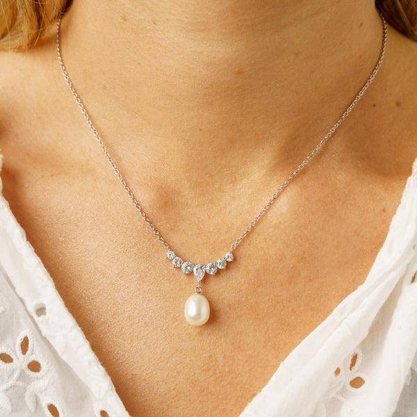 pure elements CELEBRATION PEARL PENDANT