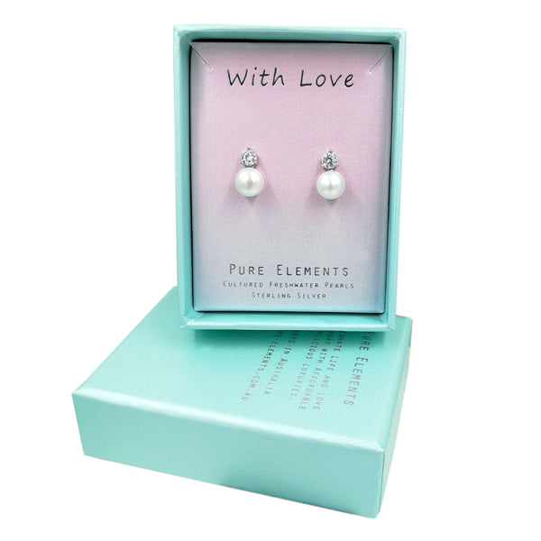 Pure Elements CHERISH PEARL EARRINGS