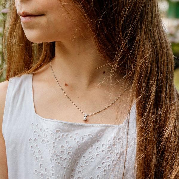 pure elements CHERISH PEARL PENDANT - FOR GIRLS