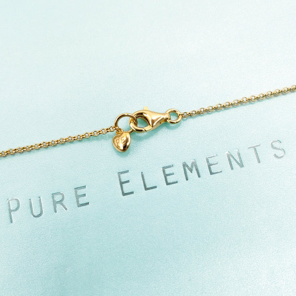 Pure Elements DIAMOND SHAPED PEARL NECKLACE
