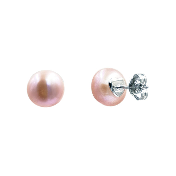 Pure Elements LARGE NATURAL ROSE STUDS