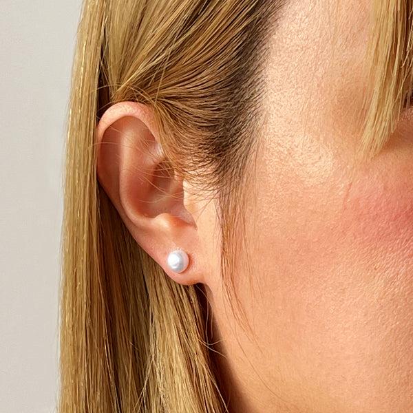 pure elements MEDIUM PEARLICIOUS STUDS