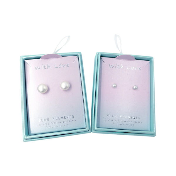 pure elements PEARLICIOUS STUDS SET