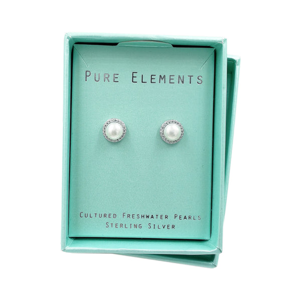 Pure Elements RADIANCE PEARL EARRINGS