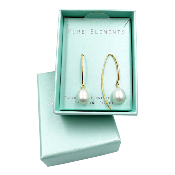 Pure Elements SCULPTURED HOOK EARRINGS