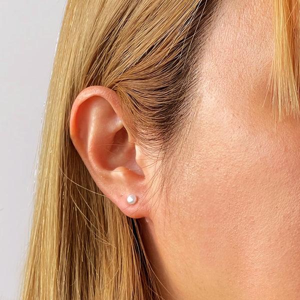 pure elements SMALL PEARLICIOUS STUDS