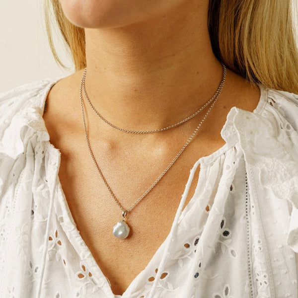pure elements VERSATILE PEARL CHAIN