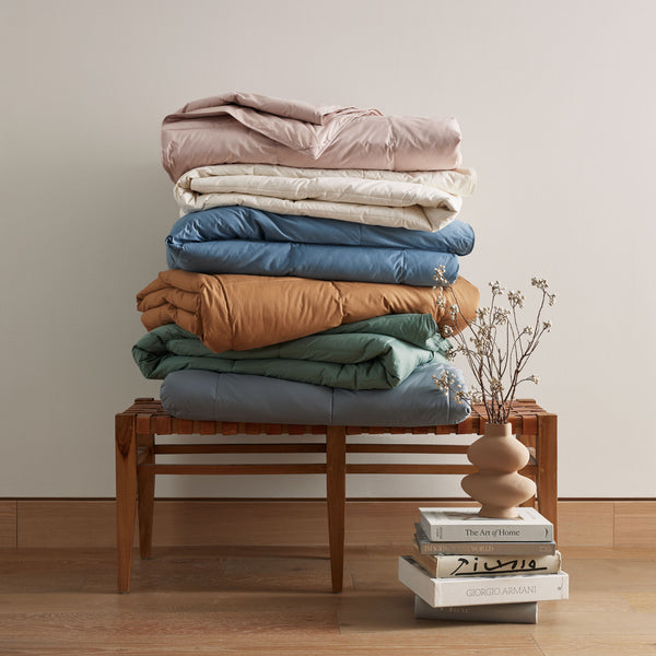 puredown All Season Organic Cotton Down & Feather Comforter
