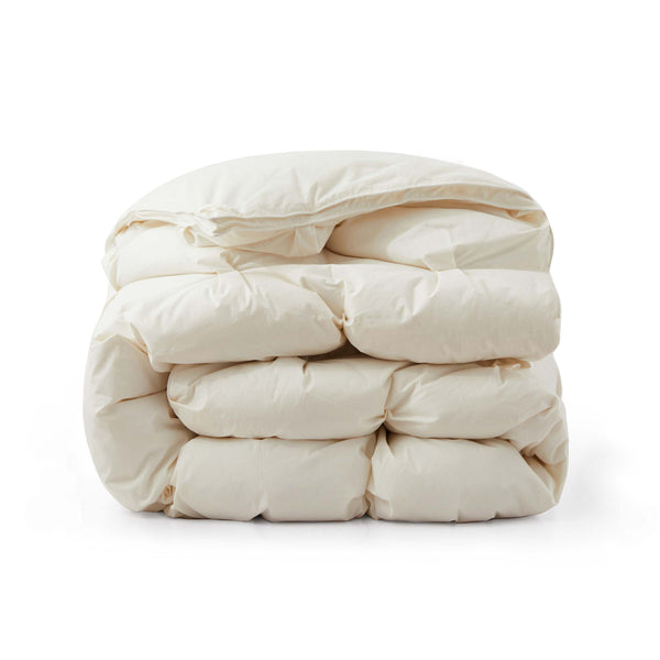 puredown All Season Organic Cotton Puff Down Comforter