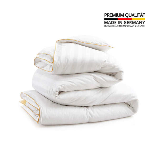 puredown Made in Germany All Season Goose Down Feather Comforter