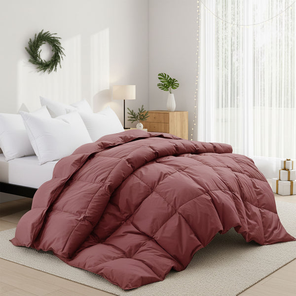 Puredown Made In Germany All Season Organic Cotton Down & Feather Comforter