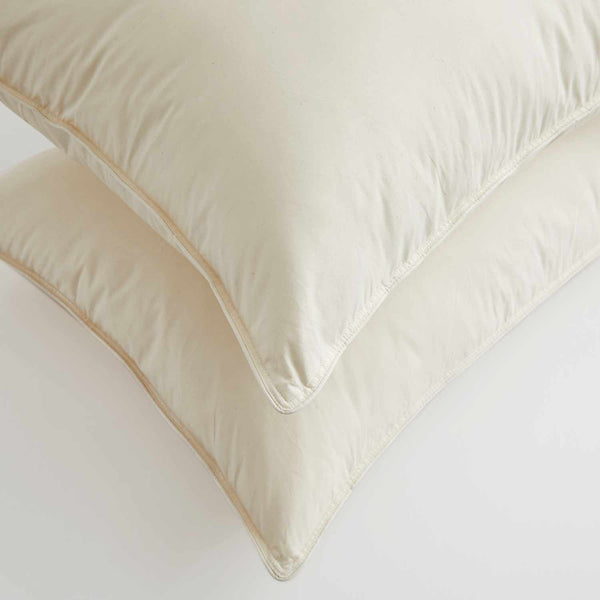 Puredown Made In Germany Organic Cotton Down Feather Pillows