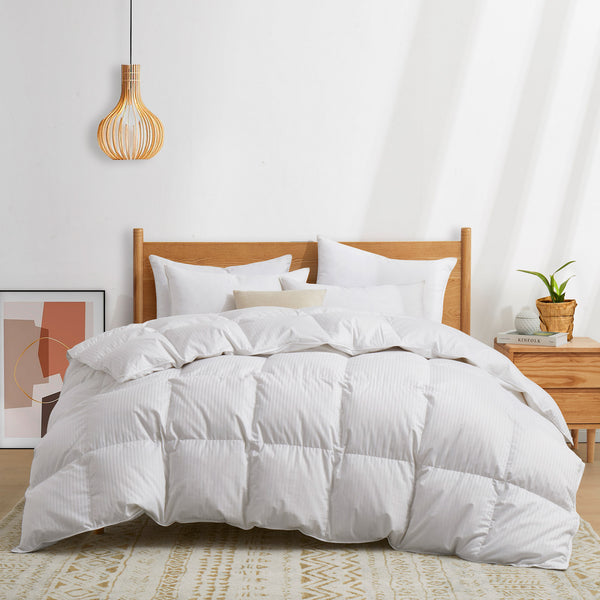 Puredown German-Made Down Comforter & Pillow Bundle