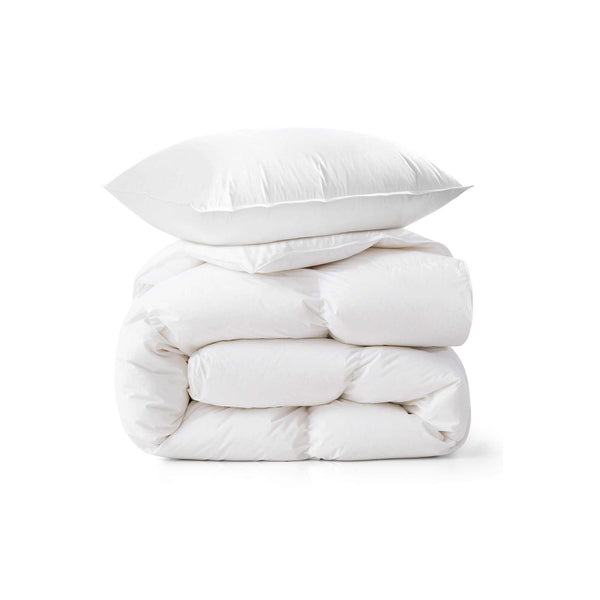 puredown German-Made Down Comforter & Pillow Bundle