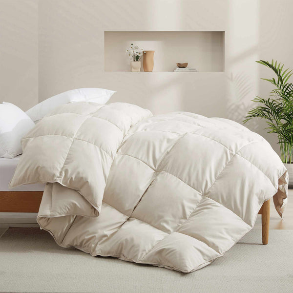Puredown Goose Feather And Down Comforter
