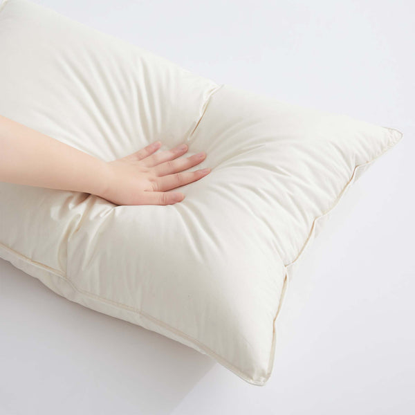 Puredown Japanese-Made Organic Cotton Down Pillows