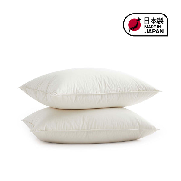 puredown Japanese-Made Organic Cotton Down Pillows