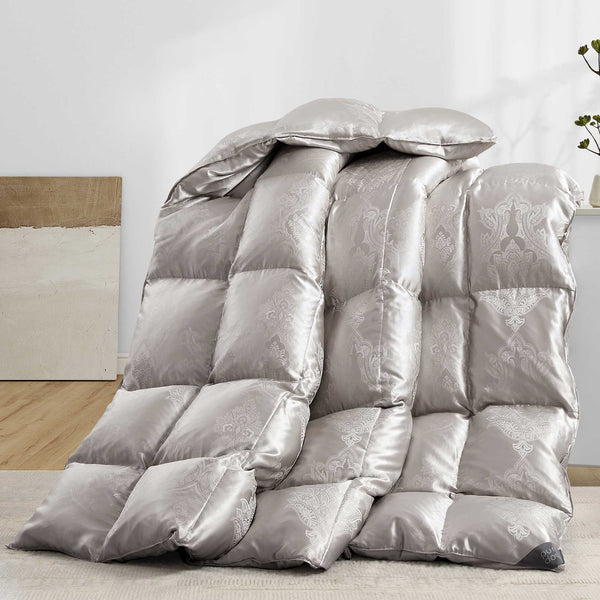 Puredown Luxury Down Filled Silk Comforter