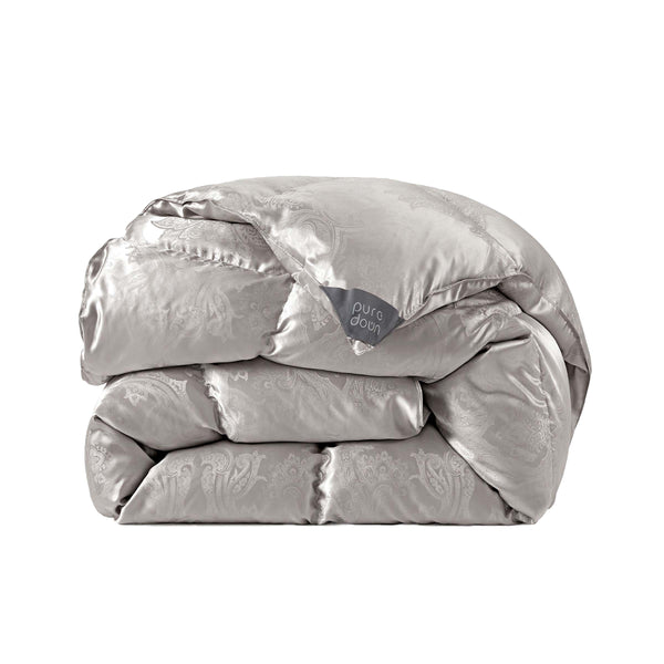 puredown Luxury Down Filled Silk Comforter