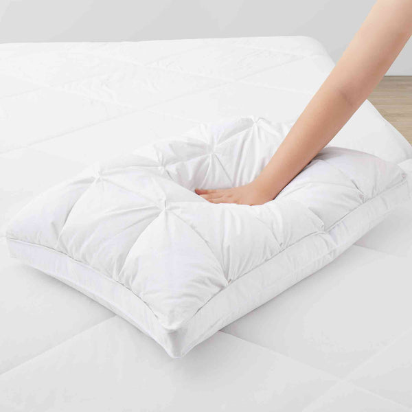 Puredown Luxury Puffy Cotton Down Pillows