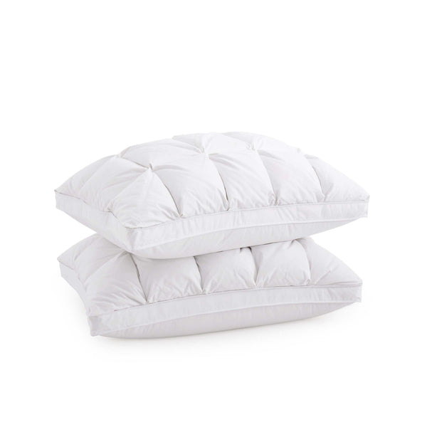 puredown Luxury Puffy Cotton Down Pillows