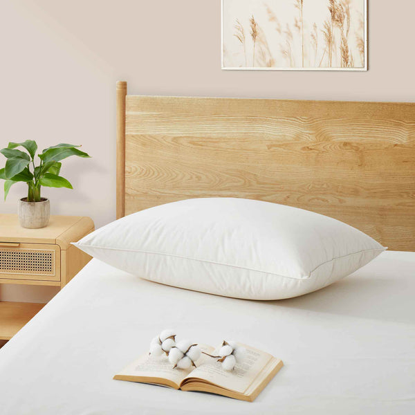 Puredown Organic Cotton Down Pillow