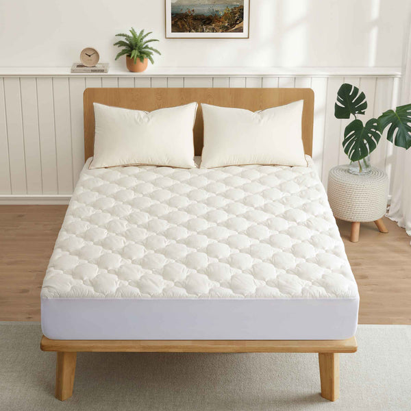 Puredown Organic Cotton Waterproof Mattress Pad
