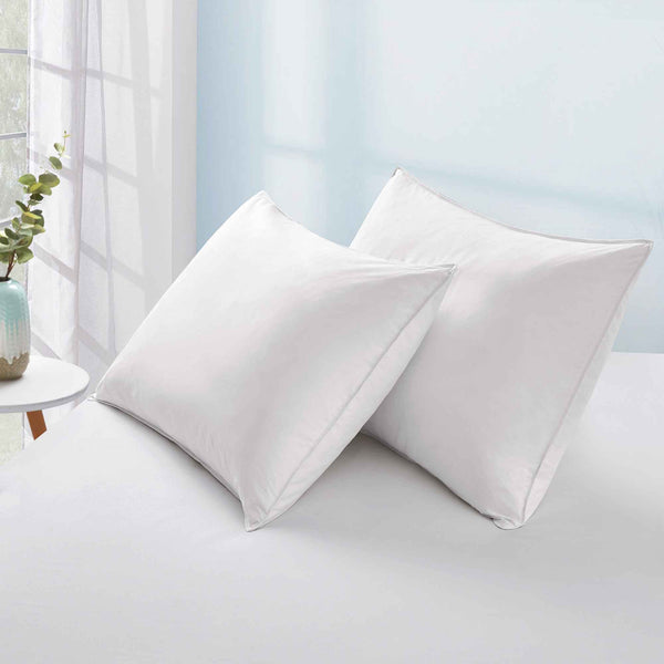 Puredown White Goose Feather Pillows For Side And Back Sleepers