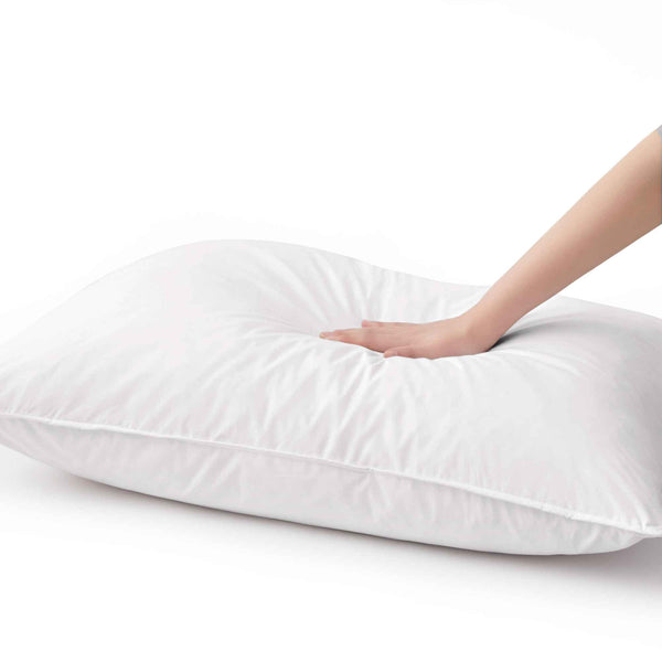 Puredown White Goose Feather Pillows For Side And Back Sleepers
