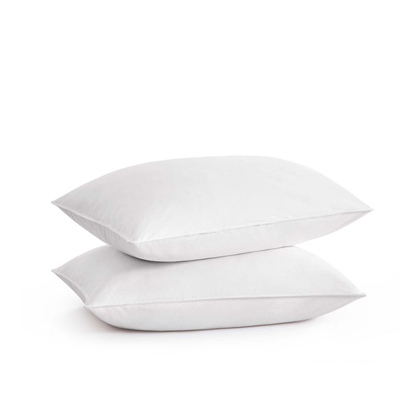 puredown White Goose Feather Pillows for Side and Back Sleepers