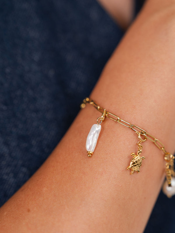 Purelei Flex Flache Perle Charm Charms U0026 Anhänger