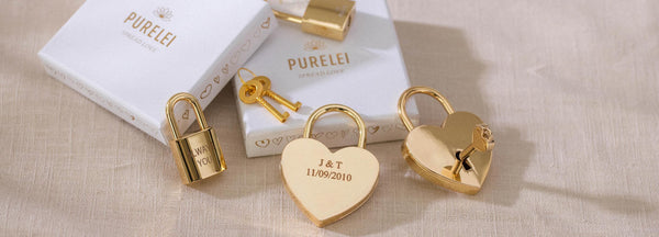 purelei Gravur-Service - Square Liebesschloss Schmuck