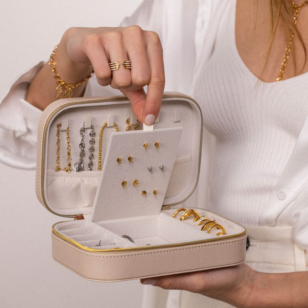 Purelei Premium Schmuck Box Beige Schmuckschatullen