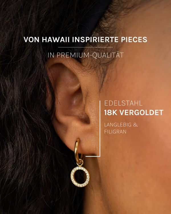 Purelei Closed Glow Creole Ohrringe