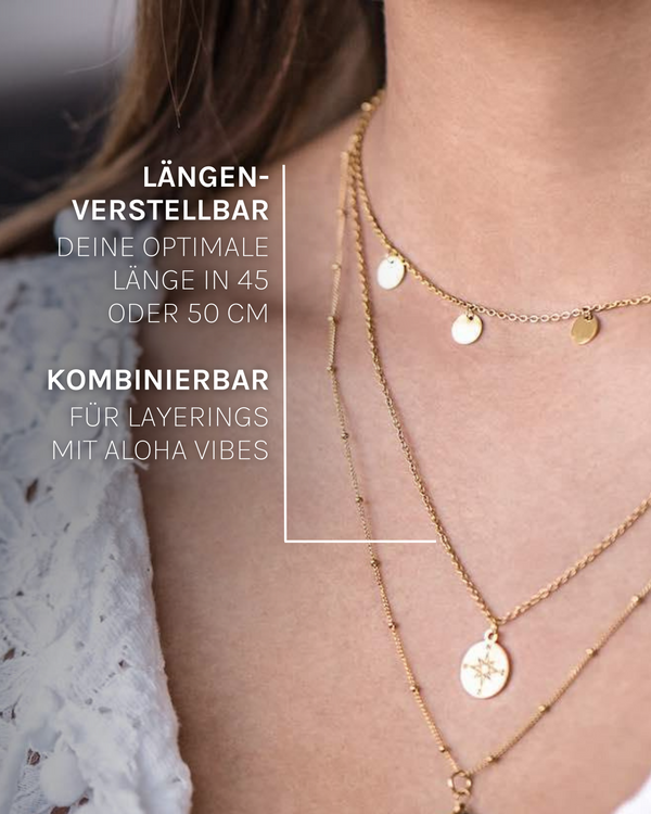 Purelei Compass Kette Halsketten